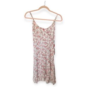 White and Pink Floral Dress